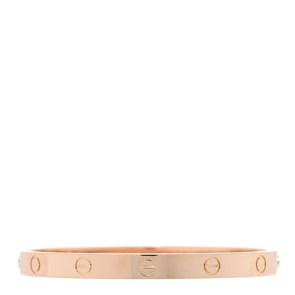 Cartier 18K Pink Gold LOVE Bracelet 18 1 of 7