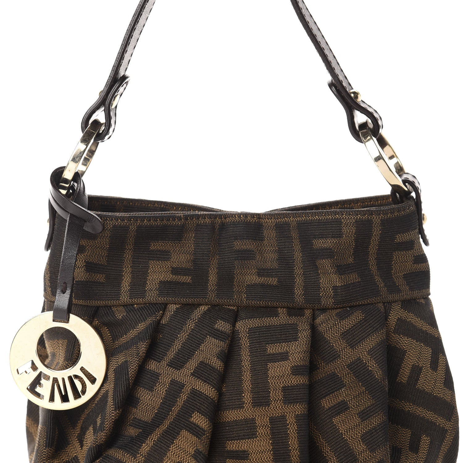 Fendi Zucca Mini Chef Hobo Tobacco 10 of 10