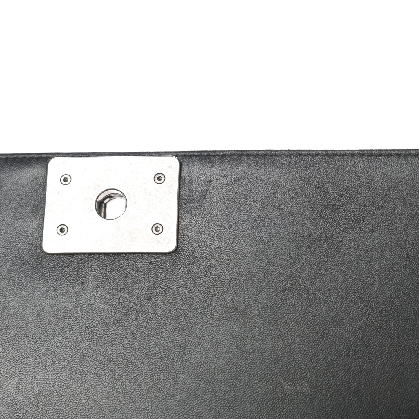 Lambskin Quilted Medium Boy Flap Black