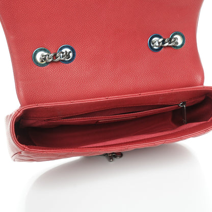 Chanel Caviar Quilted Casual Pocket Messenger Flap Red 5 of 9