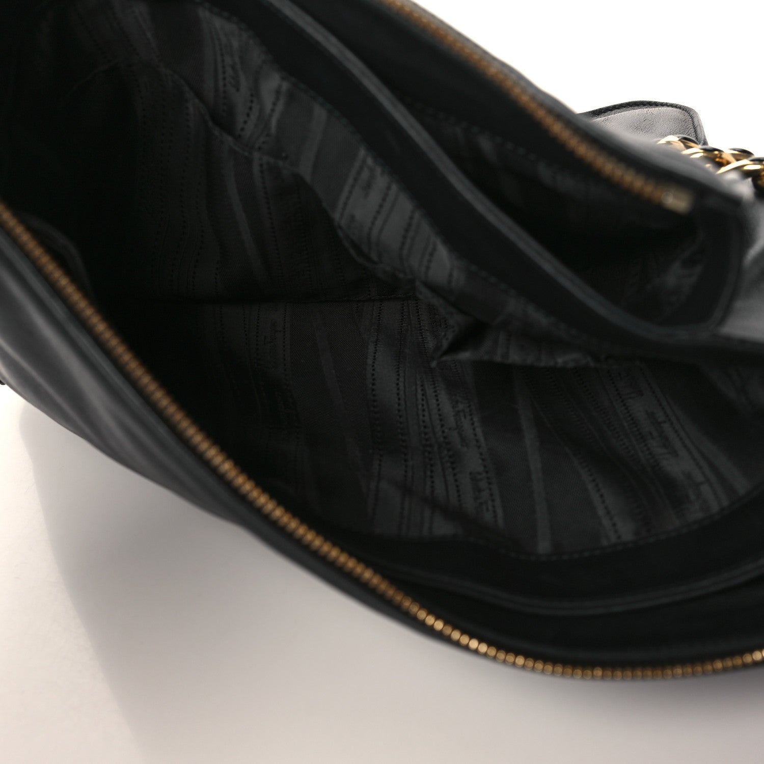 Salvatore Ferragamo Calfskin Evette Hobo Black 5 of 10
