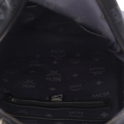 MCM Visetos Studded Medium Backpack Black 6 of 10