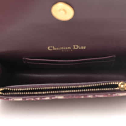 Christian Dior Oblique Saddle Belt Bag Bordeaux 4 of 4