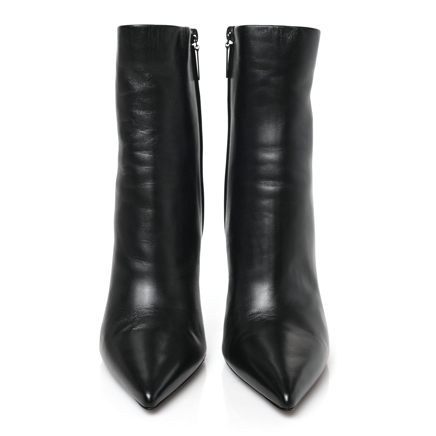 Saint Laurent Nappa Vendome Opyum 85 Ankle Boots 39.5 Black 2 of 7