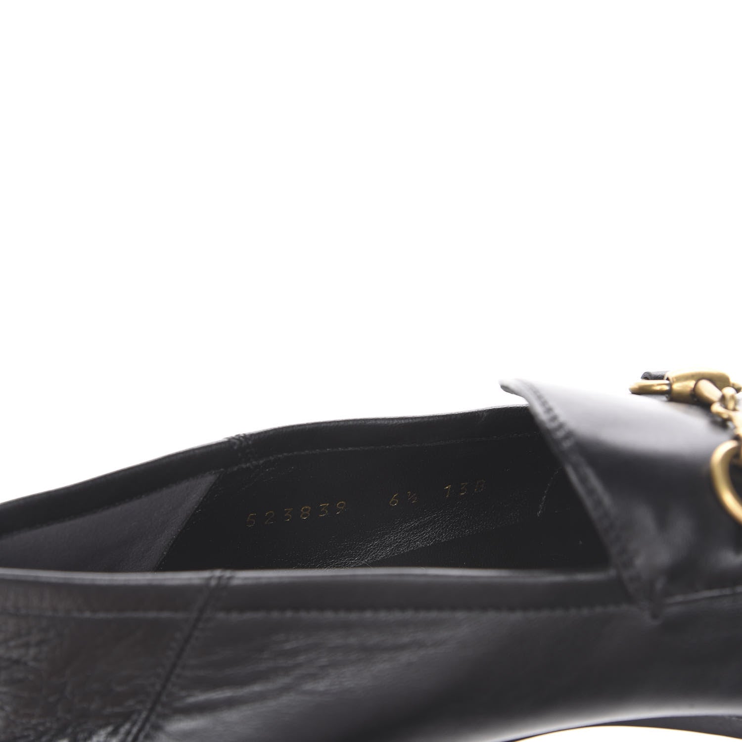 Gucci Lambskin Wolf Embroidered Mens Brixton Horsebit Loafers 6.5 Black 10 of 10