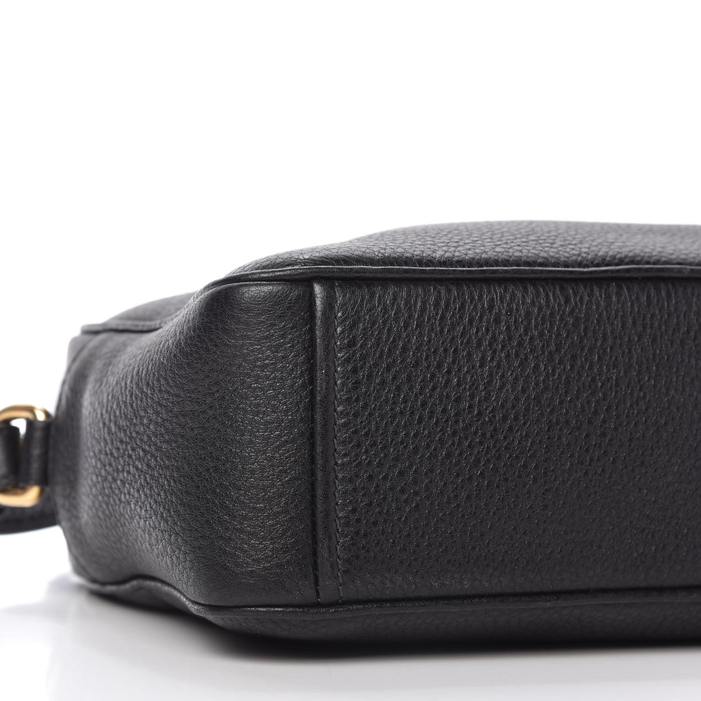 Vitello Daino Camera Crossbody Black