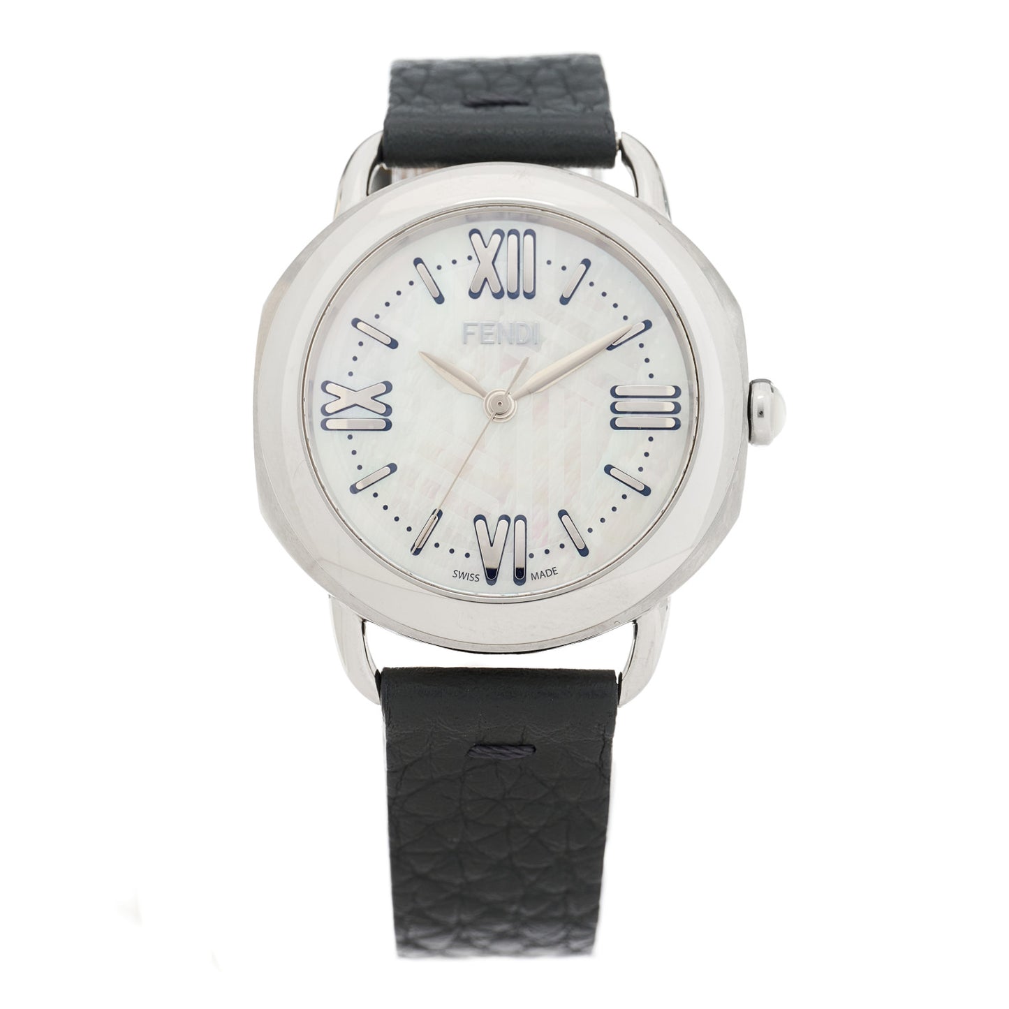 Stainless Steel Calfskin Mother of Pearl 36mm Selleria Quartz Watch
