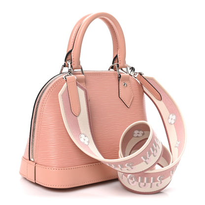 Louis Vuitton Epi Jacquard Alma BB Rose Trianon 3 of 9