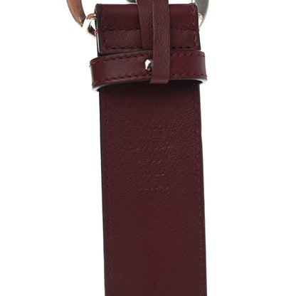 Gucci Moon Calfskin Nickel Double G 40mm Belt 90 36 Strong Red 5 of 5