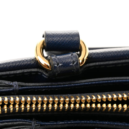 Salvatore Ferragamo Printed Calfskin Tracy Vara Tote Oxford Blue 14 of 15