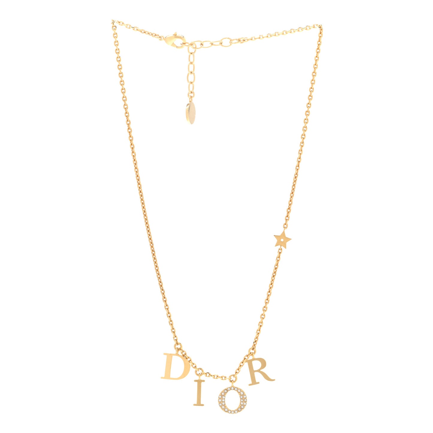 Crystal Dio(r)evolution Necklace Gold
