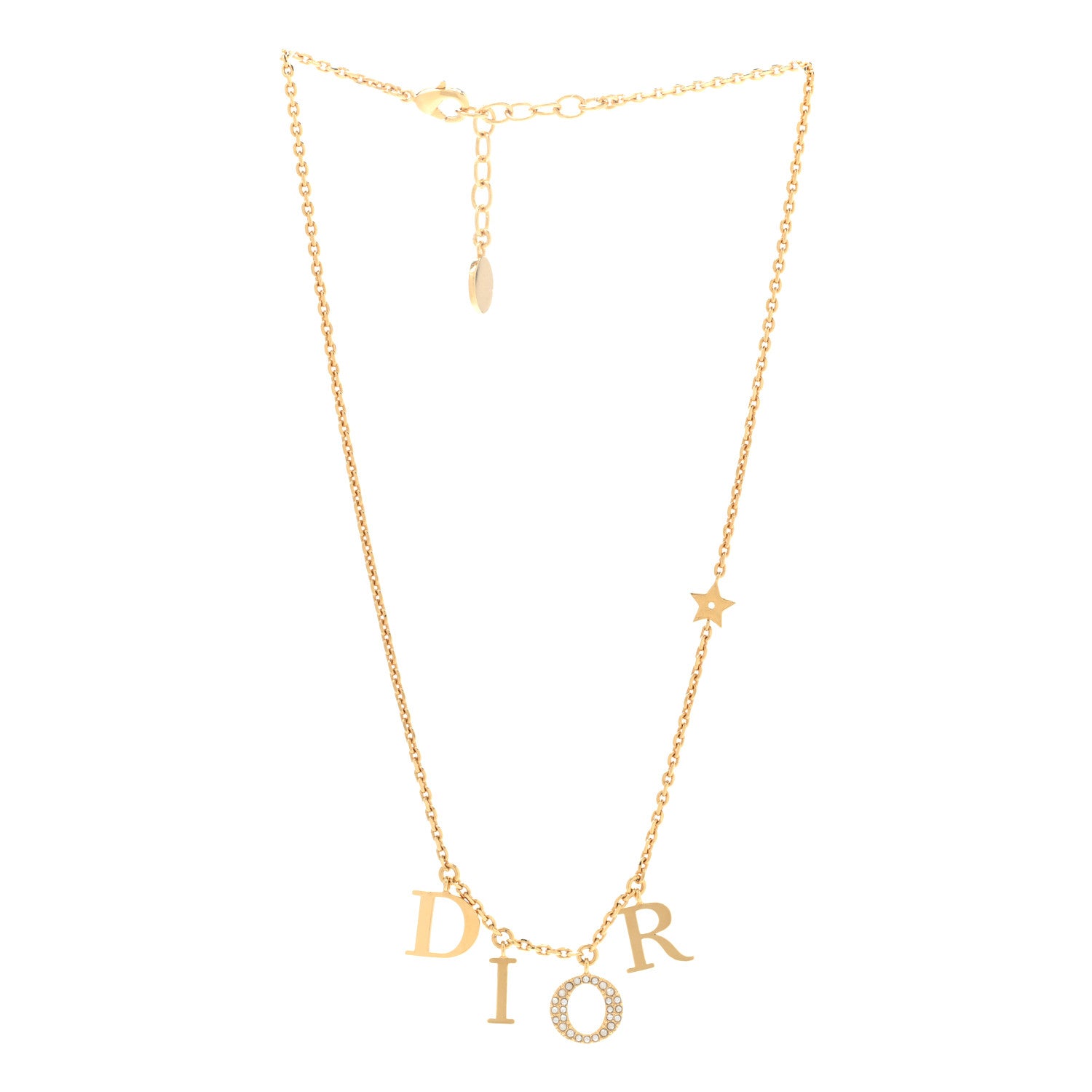 Christian Dior Crystal Dio(r)evolution Necklace Gold 3 of 7