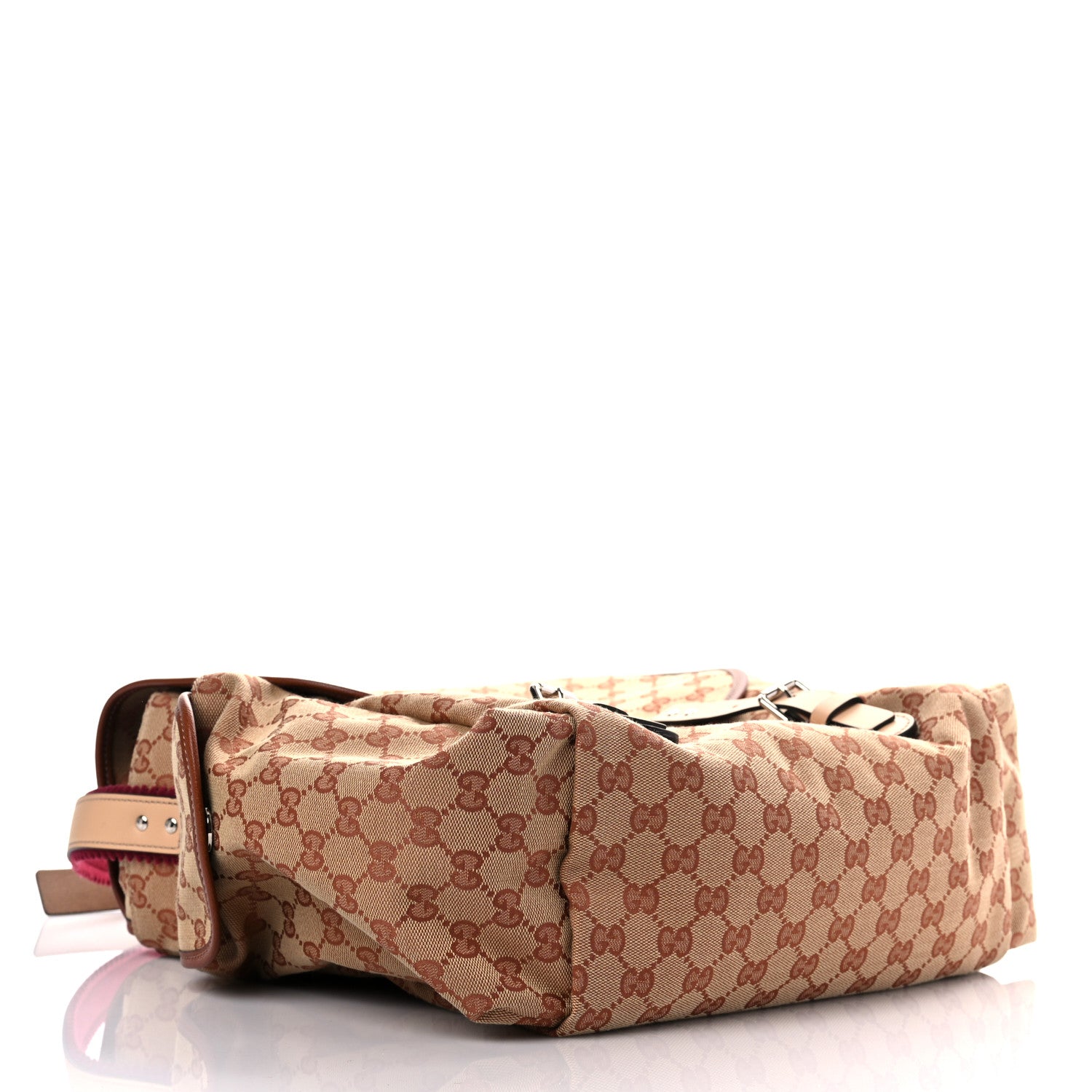 Gucci GG Monogram Diaper Bag Beige Ruggine Natural Antique Rose 4 of 10
