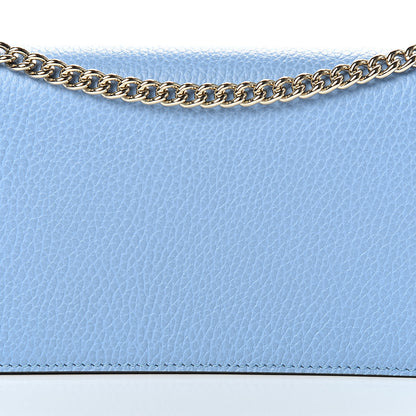 Gucci Dollar Calfskin Medium Betty Chain Wallet Mineral Blue 7 of 10