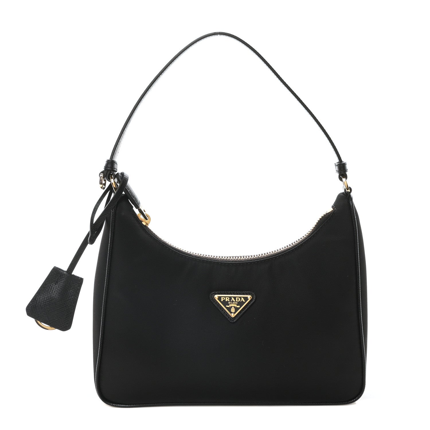 Prada Tessuto Nylon Saffiano Mini Re-Edition 2005 Bag Black 1 of 10