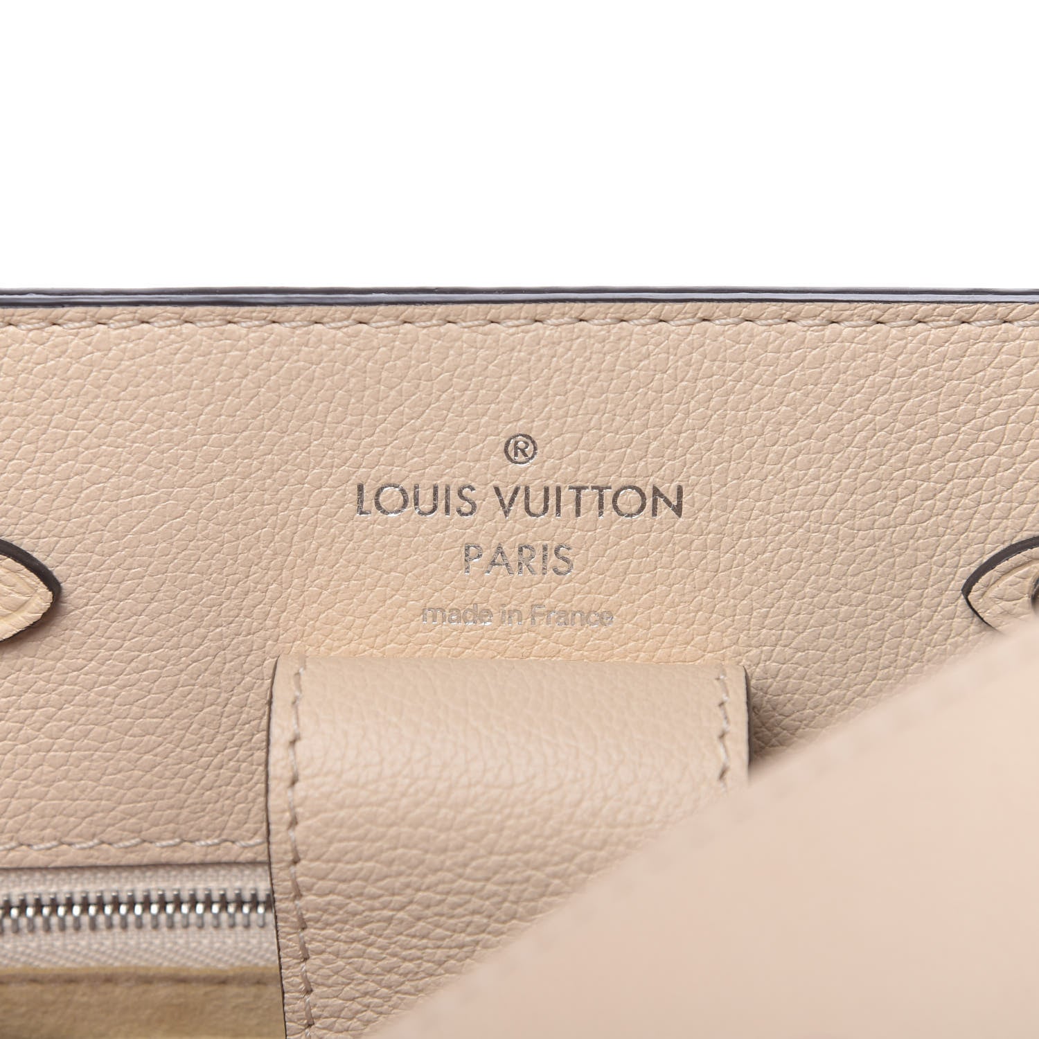 Louis Vuitton Calfskin Flowers Lockme Bucket Creme 8 of 9