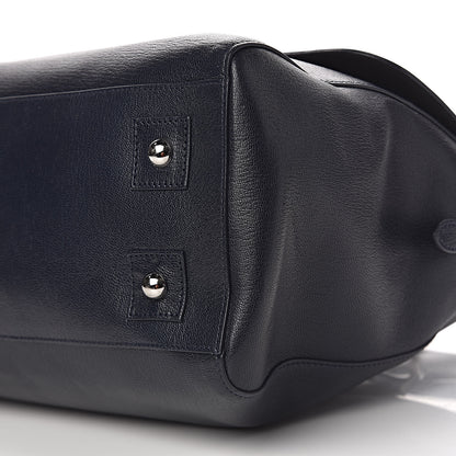 Mulberry Glossy Goatskin Medium Del Rey Satchel Midnight Blue 10 of 12