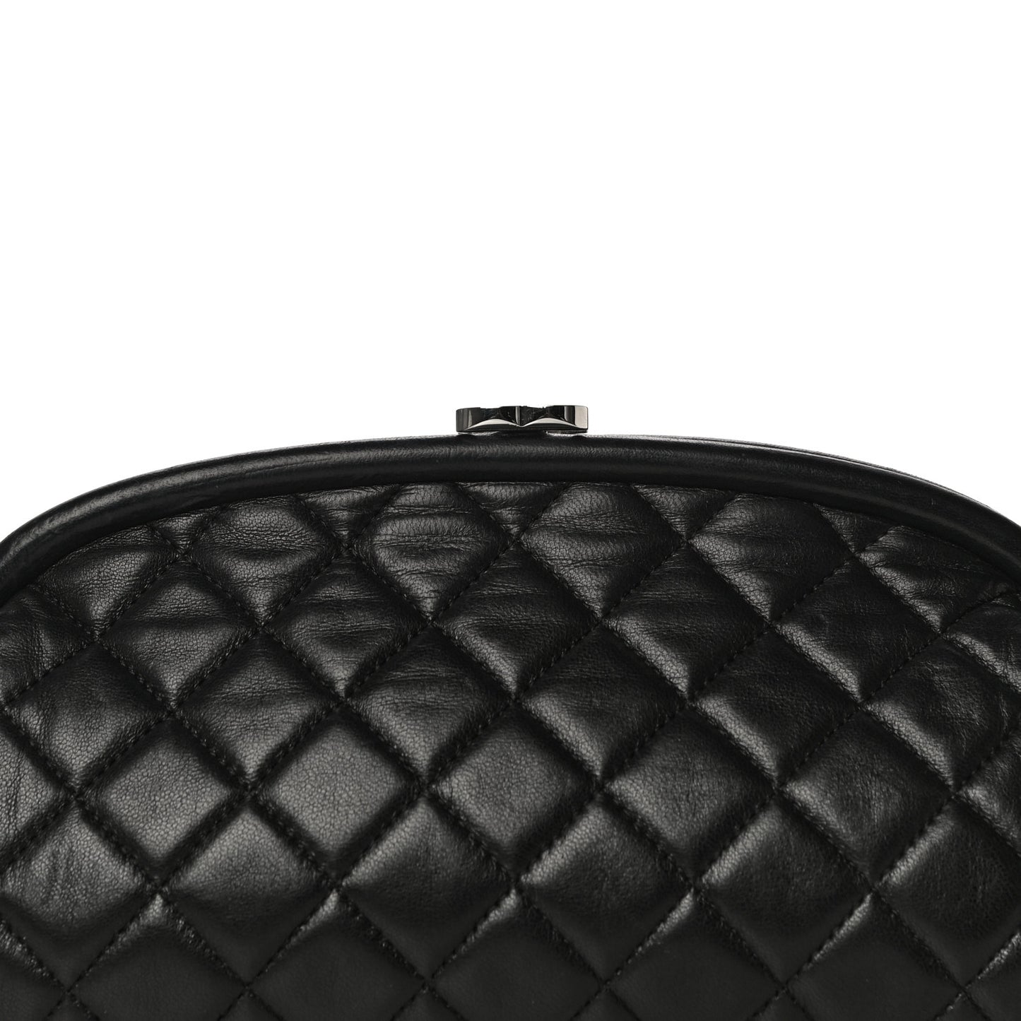 Lambskin Quilted Timeless Clutch Black