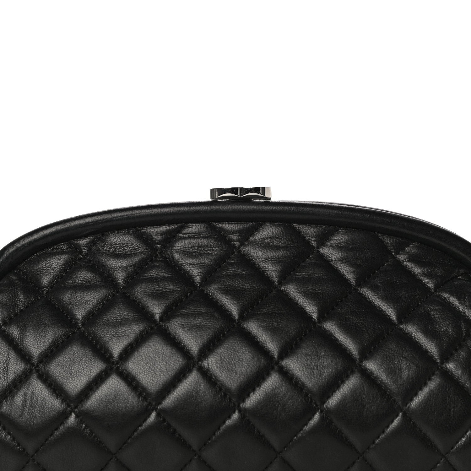 Chanel Lambskin Quilted Timeless Clutch Black 8 of 17