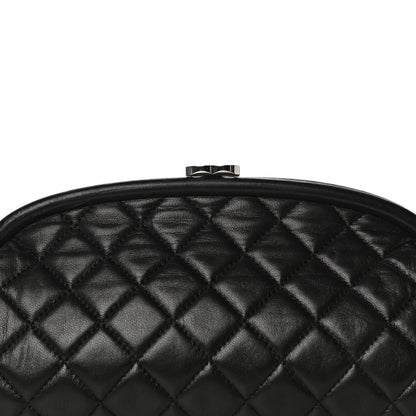 Chanel Lambskin Quilted Timeless Clutch Black 8 of 17