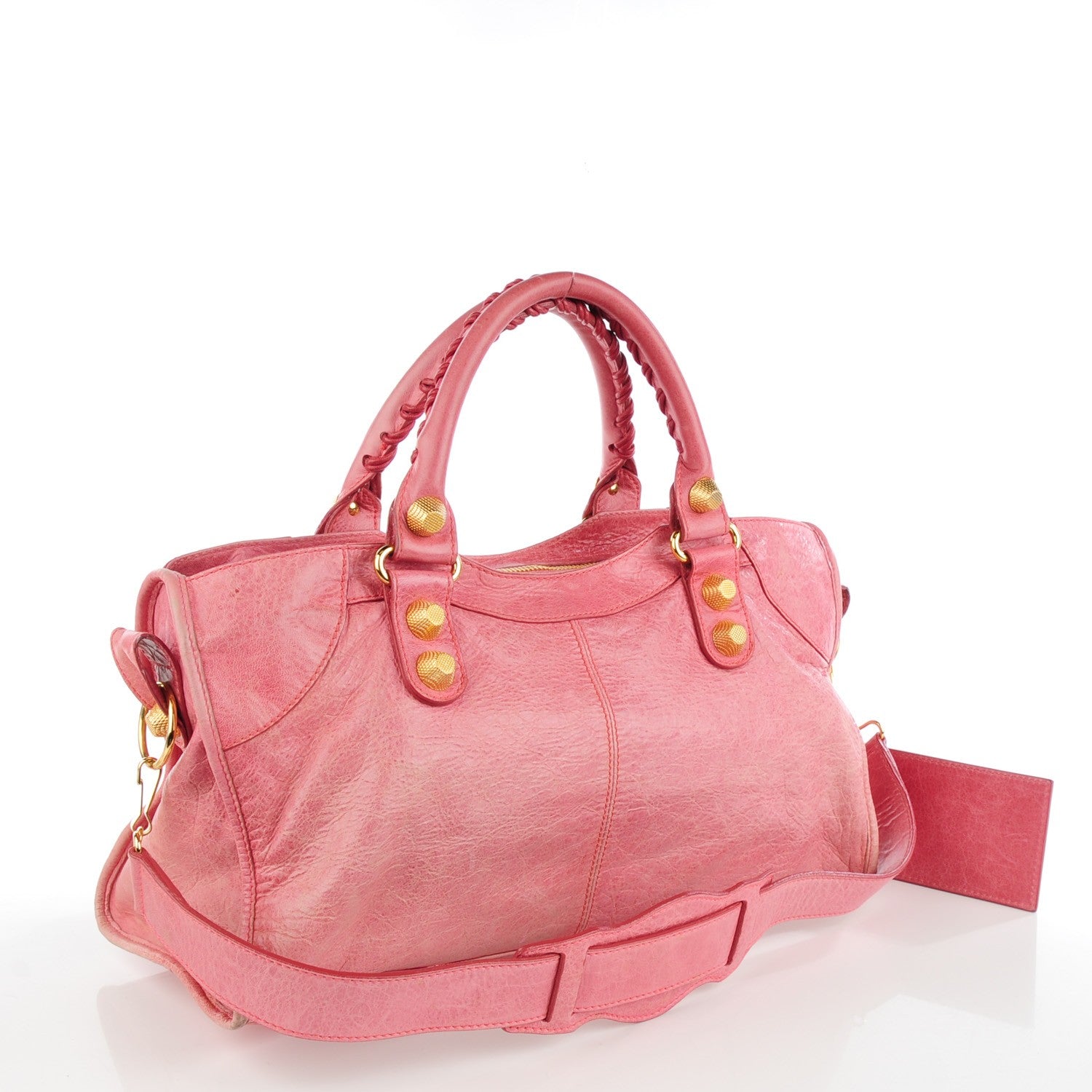 Balenciaga Agneau Giant 21 Gold Hardware Part Time Bubblegum 3 of 9