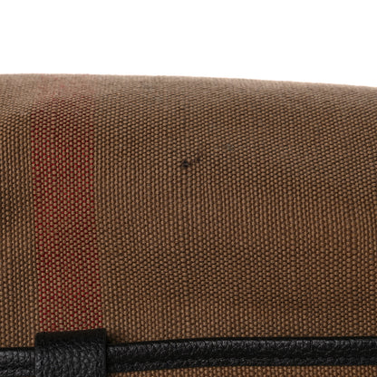 Burberry Canvas Mega Check Large Baildon Messenger Bag Black 11 of 11