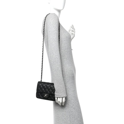 Chanel Caviar Quilted Mini Square Flap Black 2 of 10