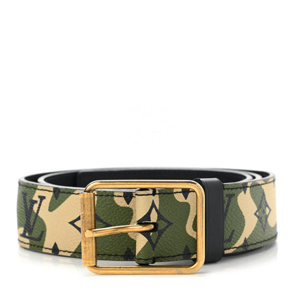 Louis Vuitton Monogramouflage Belt 90 36 1 of 5