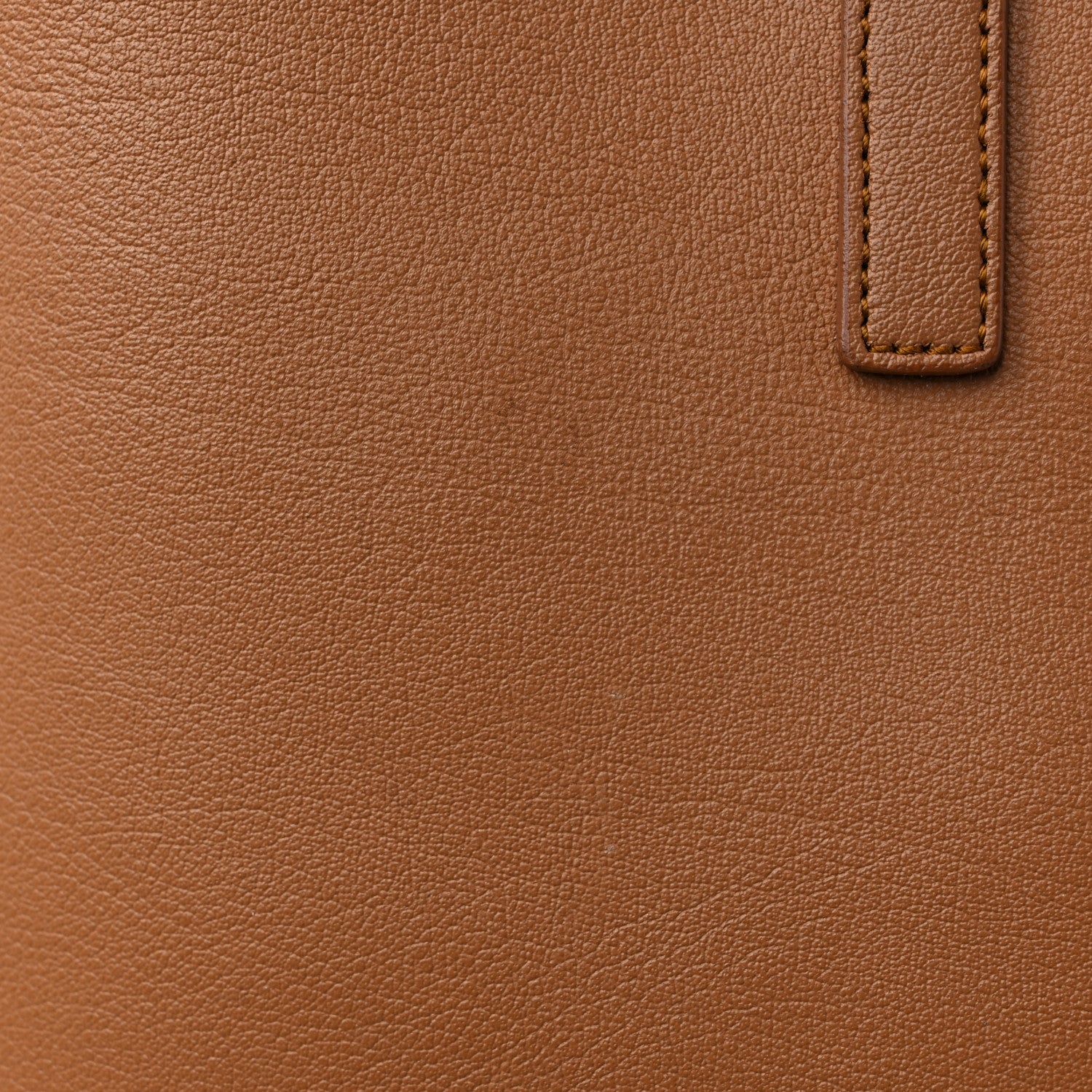 Saint Laurent Calfskin Large Shopping Tote Dark Tan 13 of 19