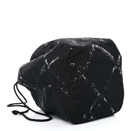 Chanel Nylon Travel Drawstring Bag Black 3 of 13