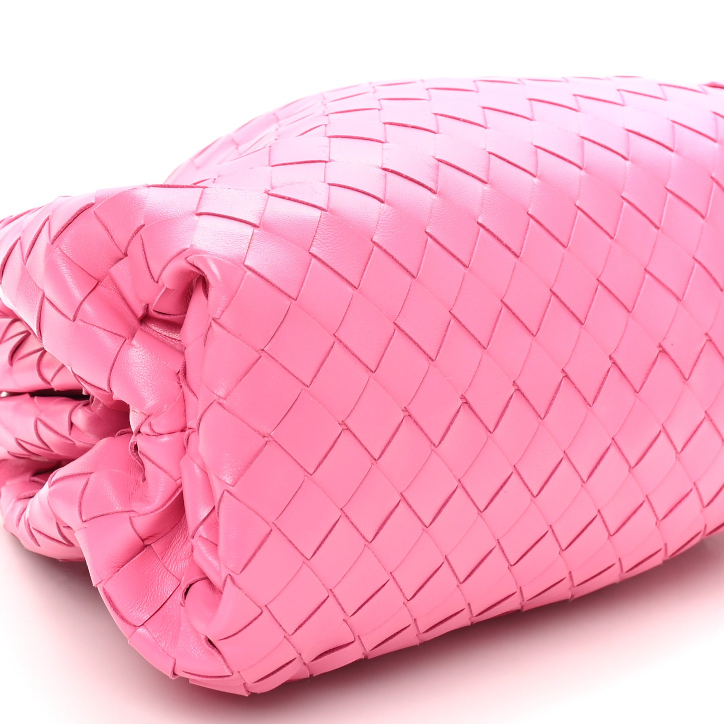 Nappa Maxi Intrecciato The Pouch Oversized Clutch Pink