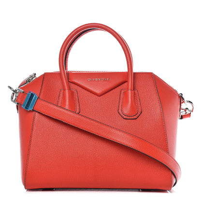 Givenchy Sugar Goatskin Small Antigona Medium Pop Red 1 of 9