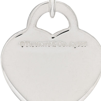 Tiffany Sterling Silver Medium Return To Tiffany Heart Pendant Necklace 4 of 4