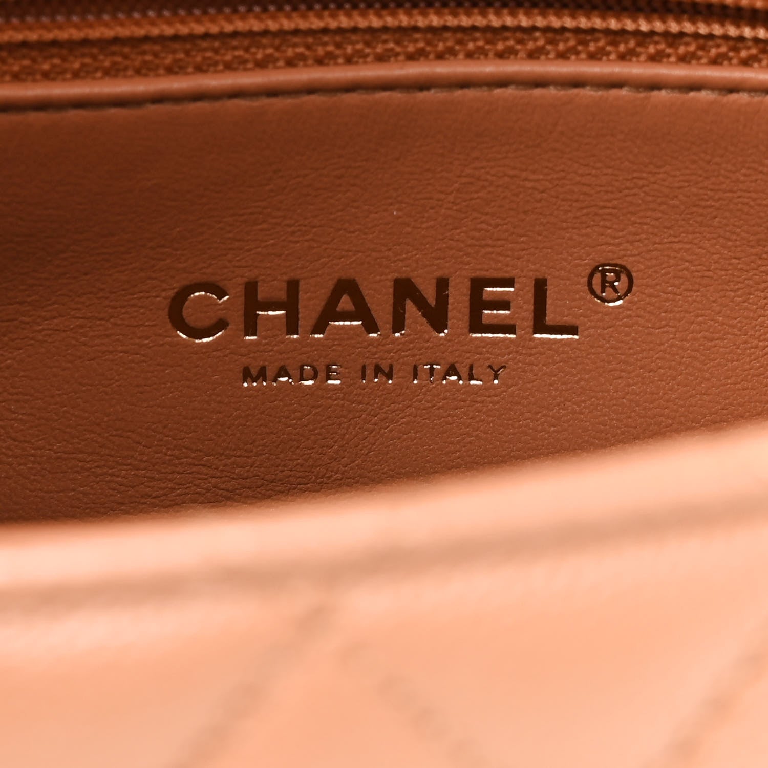 Chanel Caviar Quilted Lizard Embossed Mini Coco Handle Flap Brown 6 of 10