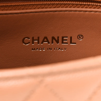 Chanel Caviar Quilted Lizard Embossed Mini Coco Handle Flap Brown 6 of 10