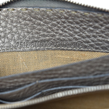 Fendi Cuoio Romano Selleria Zip Around Wallet Peltro 7 of 14