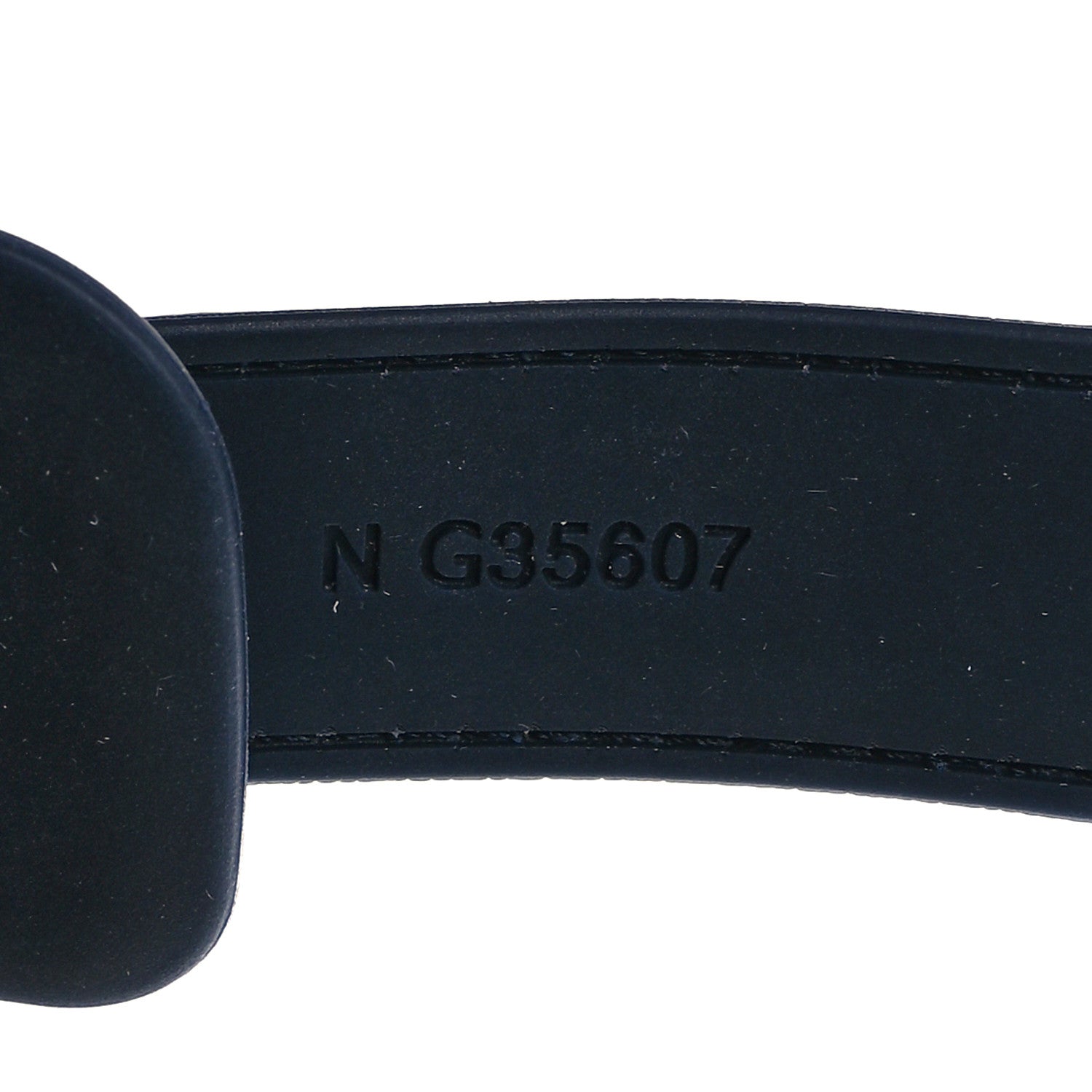 Chanel Rubber CC Dad Sandals 40 Navy 8 of 9