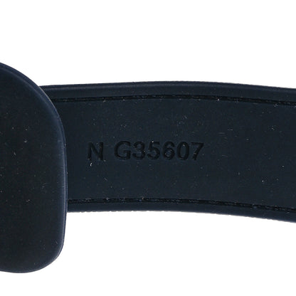 Chanel Rubber CC Dad Sandals 40 Navy 8 of 9