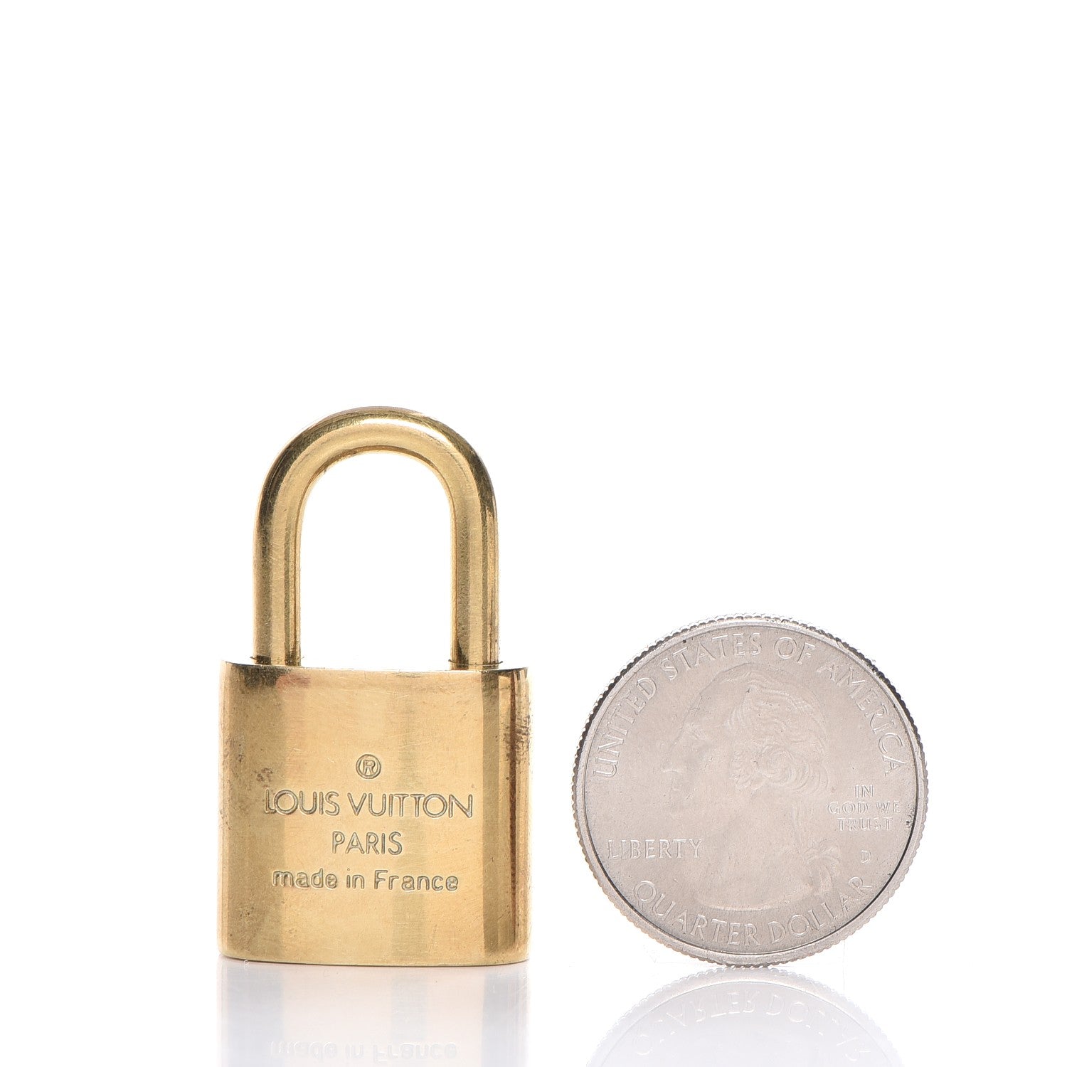 Louis Vuitton Brass Lock and 2 Keys Set #304 2 of 4