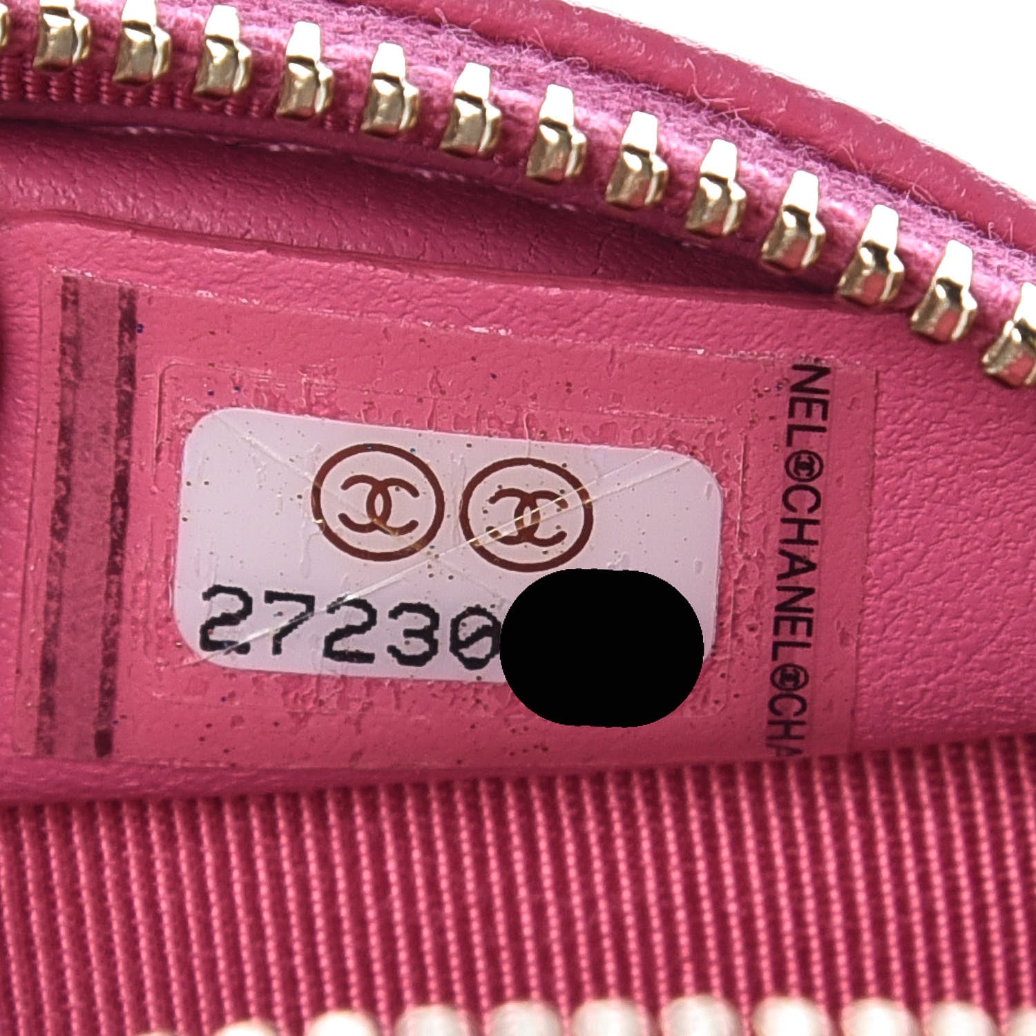 Chanel Caviar Quilted Zip Around Classic Coin Purse Pink 7 of 8