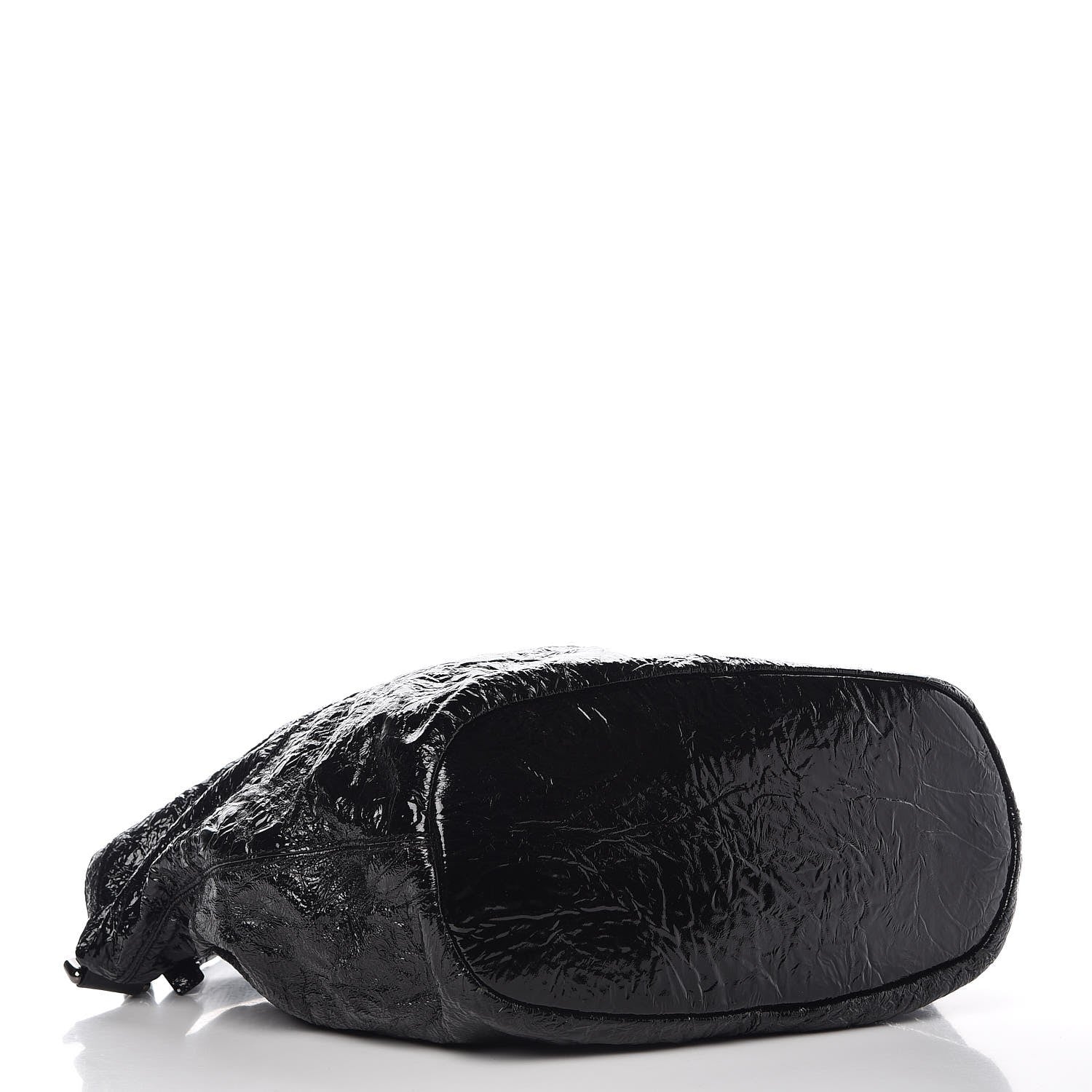 Givenchy Crinkled Patent Calfskin Small Nightingale Black 5 of 13