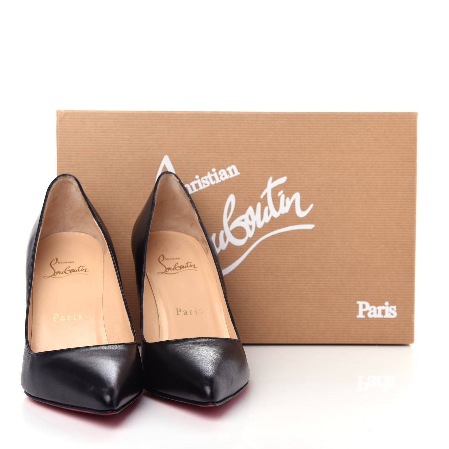Christian Louboutin Shiny Nappa Pigalle 85 Pumps 35.5 Black 10 of 10