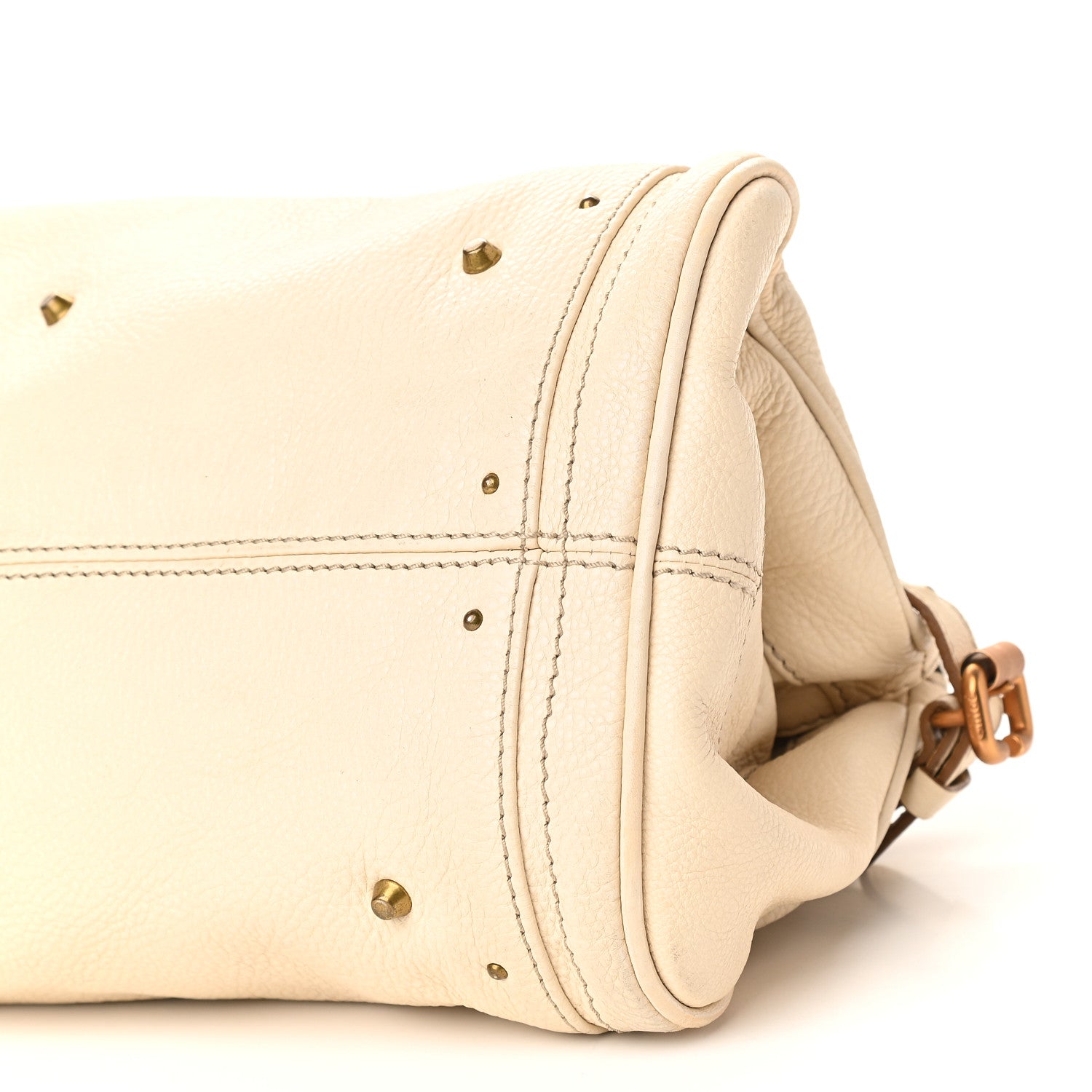 Chloe Calfskin Medium Paddington Satchel Off White 9 of 12