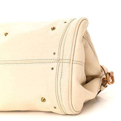 Chloe Calfskin Medium Paddington Satchel Off White 9 of 12