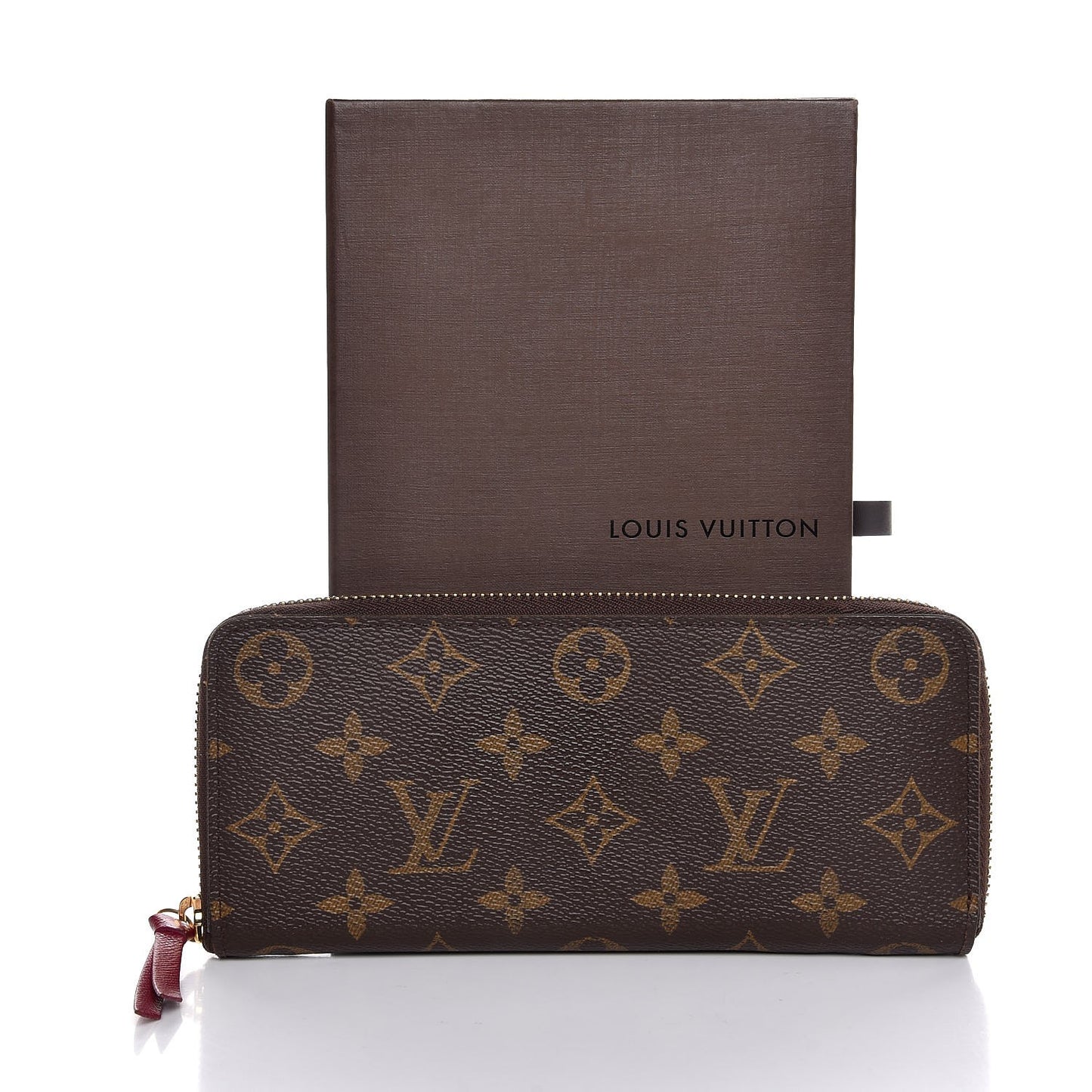 Monogram Clemence Wallet Fuchsia