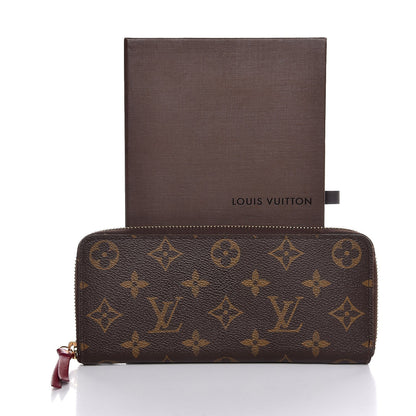 Louis Vuitton Monogram Clemence Wallet Fuchsia 8 of 8