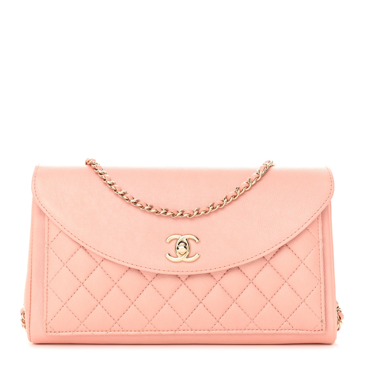 Chanel Iridescent Calfskin Smart Pocket Flap Bag Pink 1 of 12