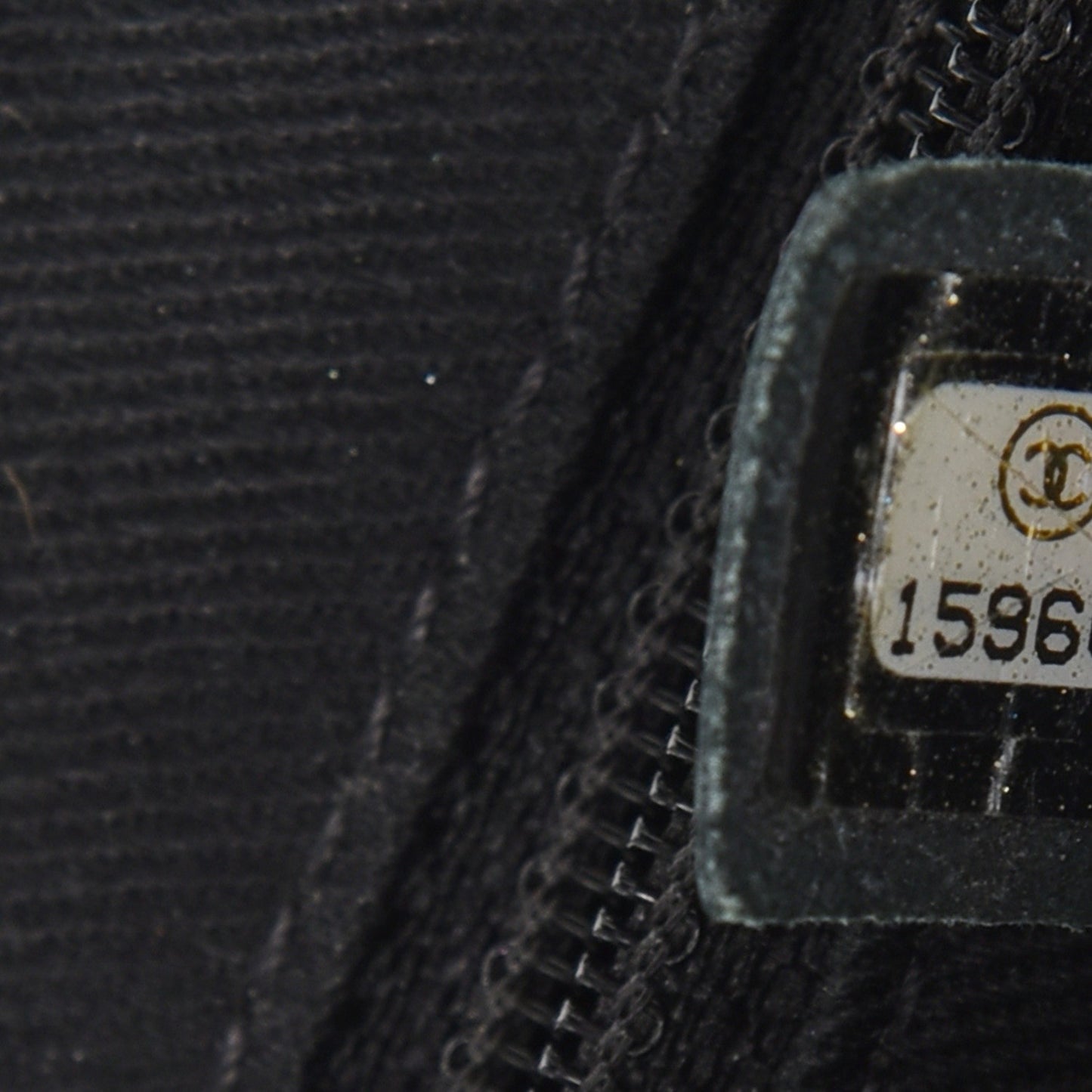 Caviar Half Moon Large Flap Black