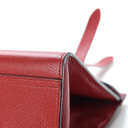 Gucci Calfskin Small GG Marmont Top Handle Bag Vulcanic Red 16 of 18