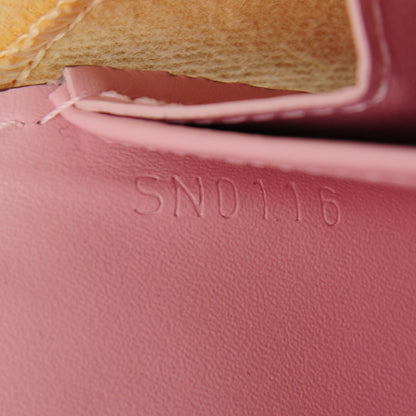 Louis Vuitton Vernis Sarah Compact Wallet Rose Ballerine 7 of 8